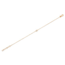 14KT Yellow Gold Diamond Solitaire Bracelet
