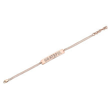 14KT Rose Gold Diamond Grateful Bracelet
