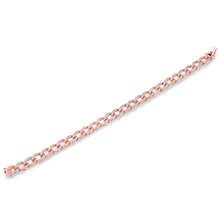 14KT Rose Gold Diamond Chain Link Magnificence Bracelet
