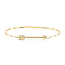 14KT Yellow Gold Diamond Cupid Bracelet