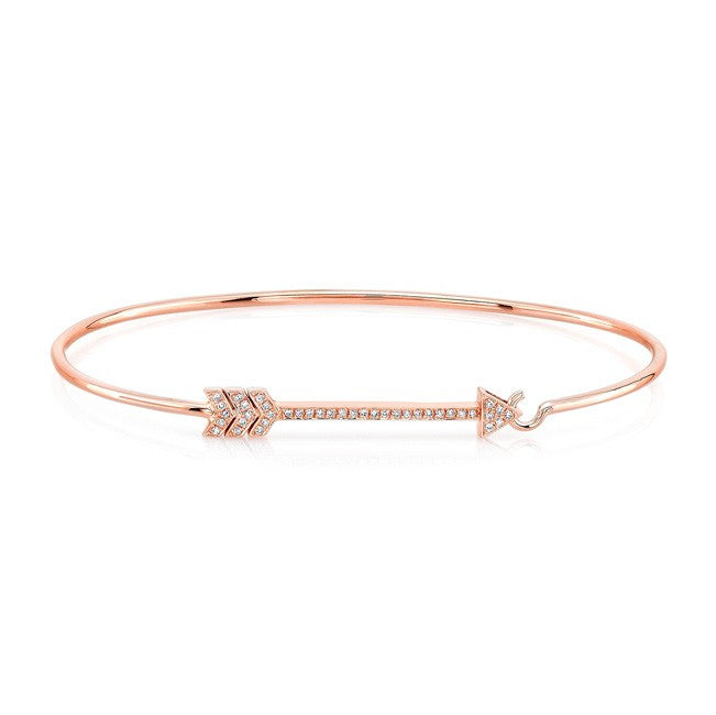 14KT Rose Gold Diamond Cupid Bracelet