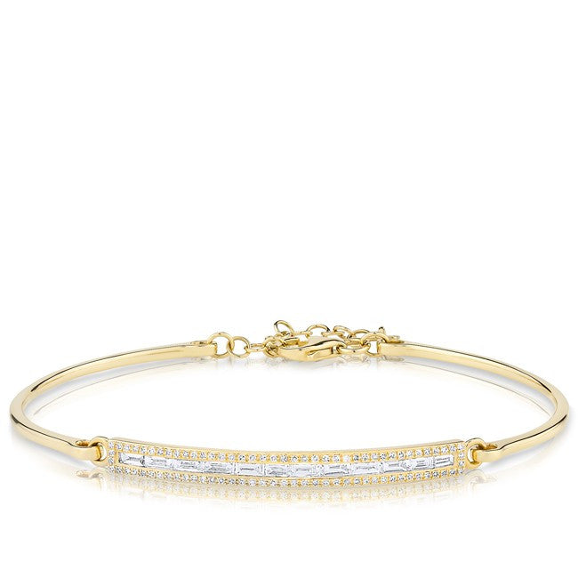 14KT Yellow Gold Olivia Baguette Bracelet