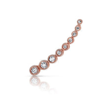 14KT Rose Gold Diamond Shooting Star Ear Cuff