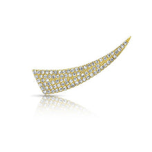 14KT Yellow Gold Diamond Horn Ear Cuff