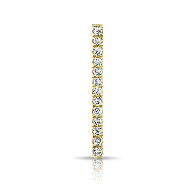 14KT Yellow Gold Diamond Bar Ear Cuff