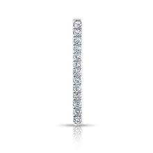 14KT White Gold Diamond Bar Ear Cuff