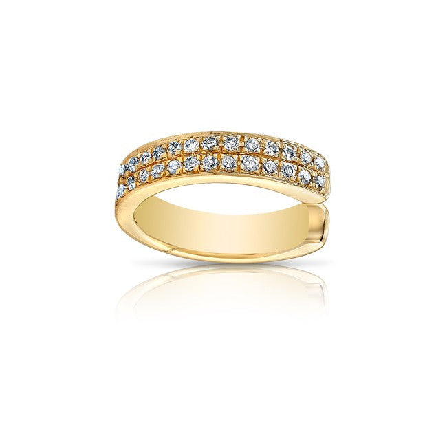 14KT Yellow Gold Diamond Chloe Ear Cuff