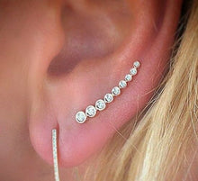 14KT White Gold Diamond Shooting Star Ear Cuff