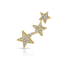 14KT Yellow Gold Diamond Etoile Ear Cuff