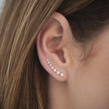 14KT Yellow Gold Large Diamond Organic Ear Cuff