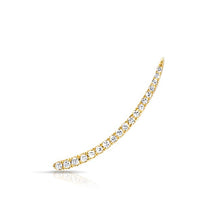 14KT Yellow Gold Diamond Lash Ear Cuff