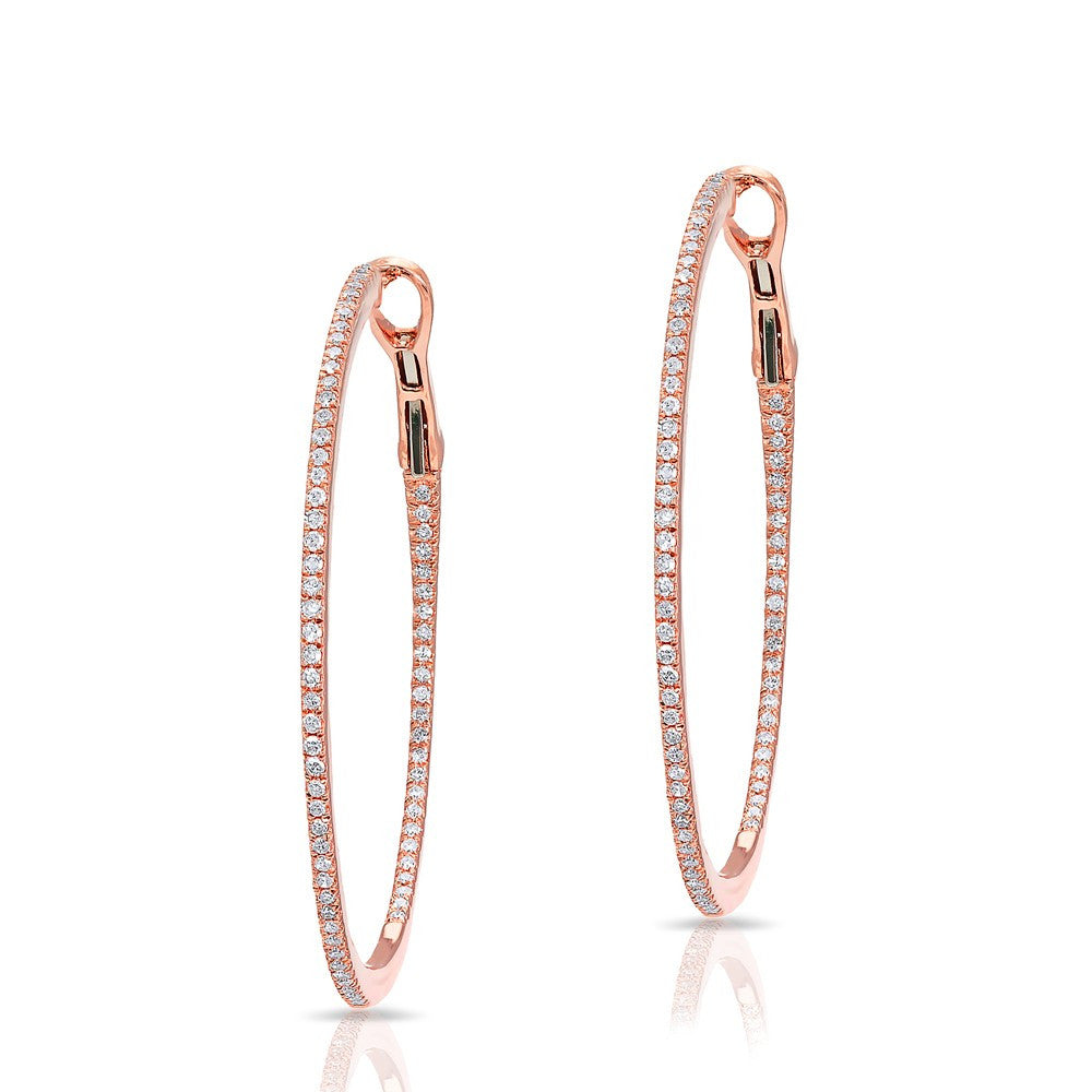 14KT Rose Gold Diamond 1 1/4