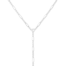 14KT Solid White Gold Chain Lariat