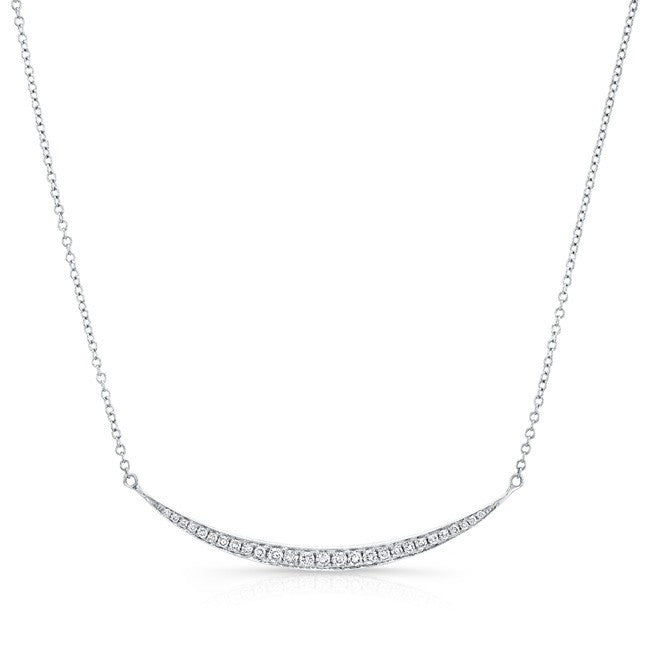 14KT White Gold Diamond Venus Necklace