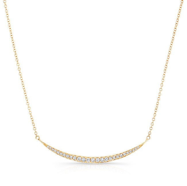 14KT Yellow Gold Diamond Venus Necklace