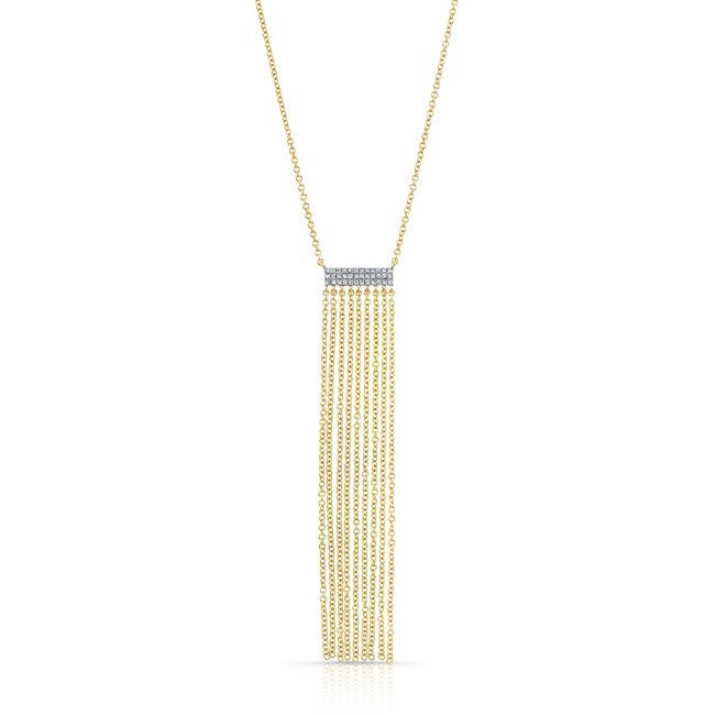 14KT Yellow Gold Diamond Temptress Necklace