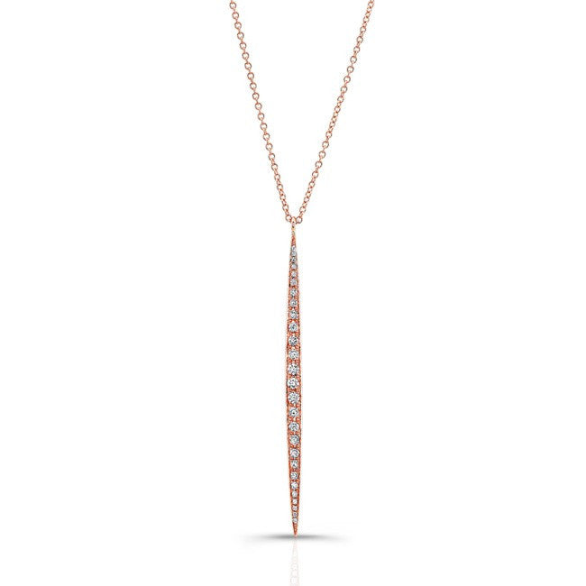 14KT Rose Gold Diamond Allure Necklace
