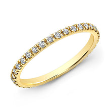 14KT Yellow Gold Diamond Luxe Eternity Stacking Ring