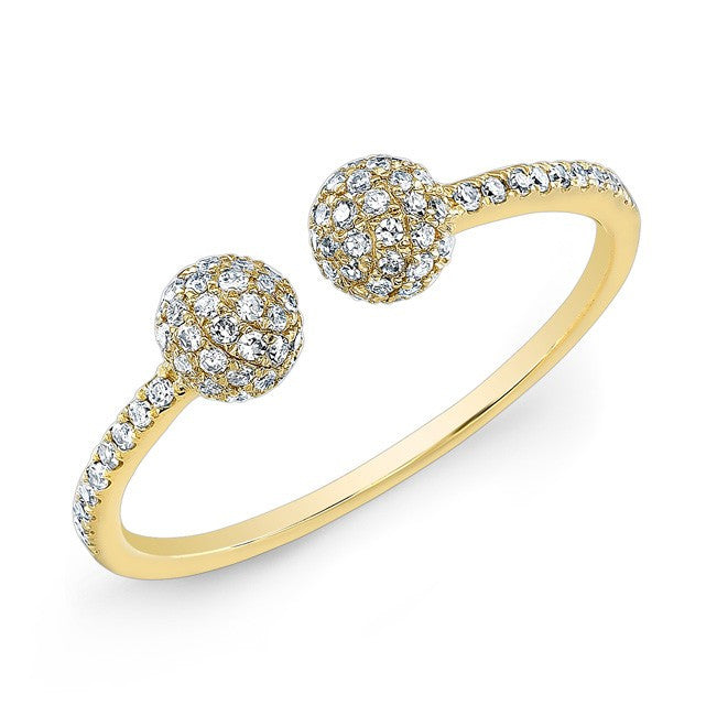 14KT Yellow Gold Diamond Party Ring