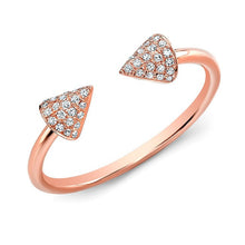 14KT Rose Gold Diamond Taurus Ring