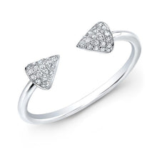 14KT White Gold Diamond Taurus Ring