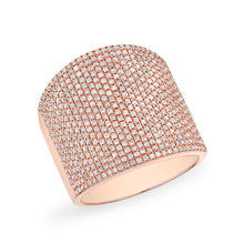 14KT Rose Gold Diamond Aegis Ring