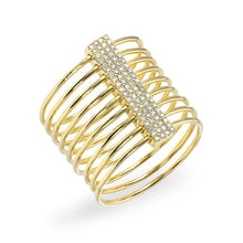 14KT Yellow Gold Diamond Slink Ring