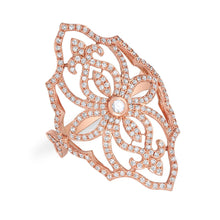 14KT Rose Gold Diamond Manoir Ring