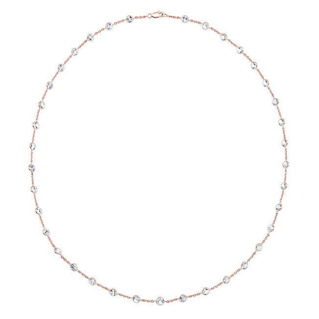 14KT Rose Gold Precious Topaz 20