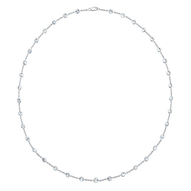 14KT White Gold Precious Topaz 36