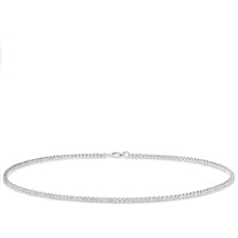 14KT White Gold Diamond Leash Collection Choker Necklace