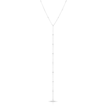 14KT White Gold Diamond Lauren Lariat Necklace