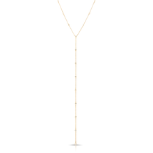 14KT Yellow Gold Diamond Lauren Lariat Necklace