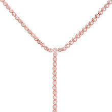 14KT Rose Gold Diamond Leash Necklace