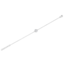 14KT White Gold Diamond Mini Evil-Eye Bracelet