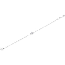 14KT White Gold Diamond Blue Sapphire Hamsa Bracelet