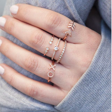 14KT Yellow Gold Diamond XO Ring