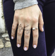14KT White Gold Diamond Vine Wrap Ring
