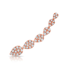 14KT Rose Gold Diamond Tessa Ear Cuff