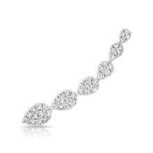 14KT White Gold Diamond Tessa Ear Cuff