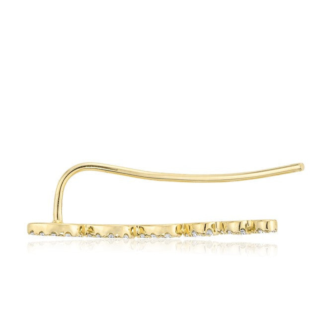 14KT Yellow Gold Diamond Tessa Ear Cuff