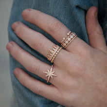 14KT Rose Gold Diamond Crown Ring