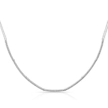 14KT White Gold Diamond Abby Choker Necklace