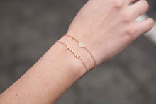 14KT Yellow Gold Diamond Arrow Bracelet