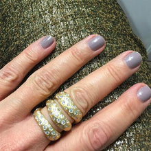 18KT Yellow Gold Diamond Miel Ring