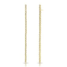 14KT Yellow Gold Diamond Leash Collection Dangle Earrings