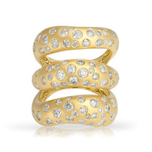 18KT Yellow Gold Diamond Miel Ring