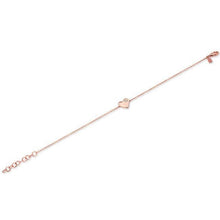 14KT Rose Gold Diamond In My Heart Bracelet