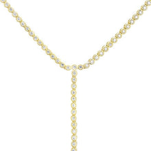 14KT Yellow Gold Diamond Leash Necklace