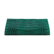 Crocodile AS Clutch - Emerald